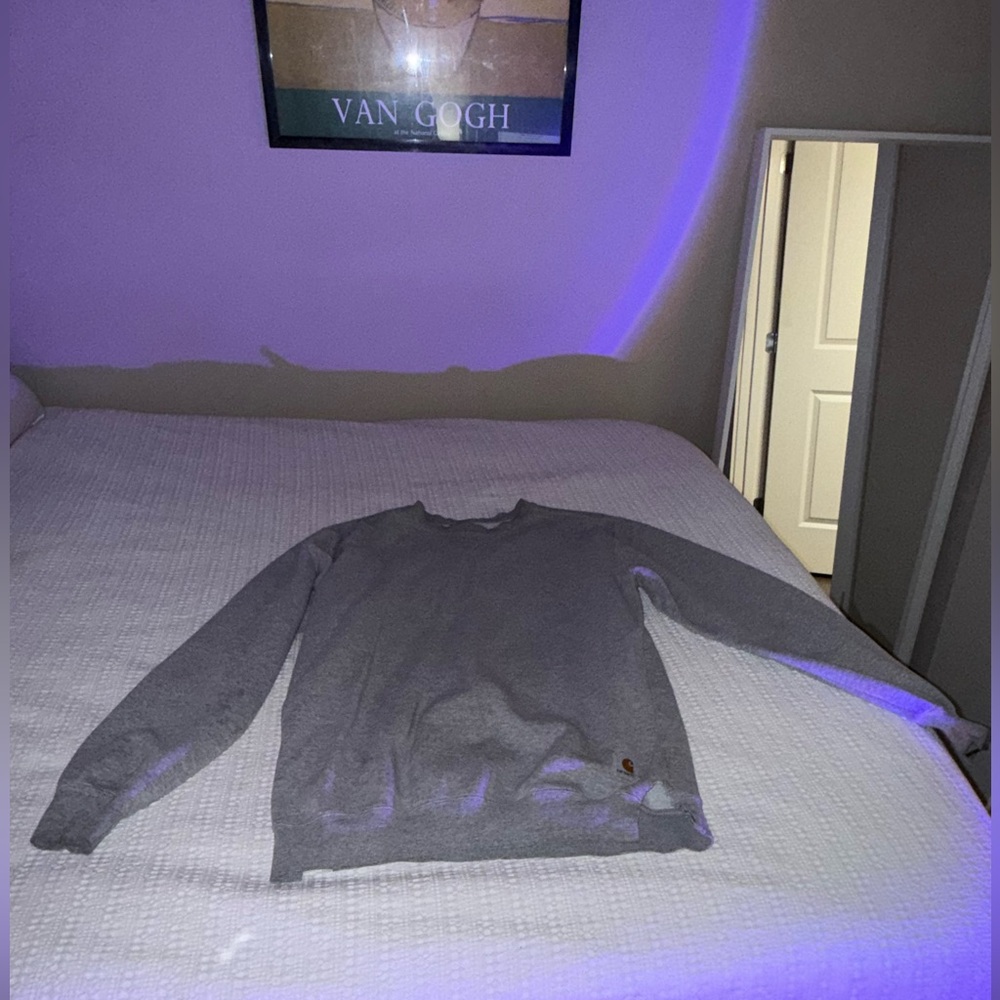 Carhartt Gray Crewneck Sweatshirt | Men’s Medium
